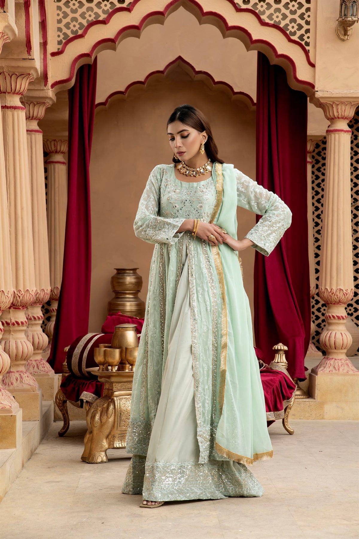 KURTI-B-007-AQUA