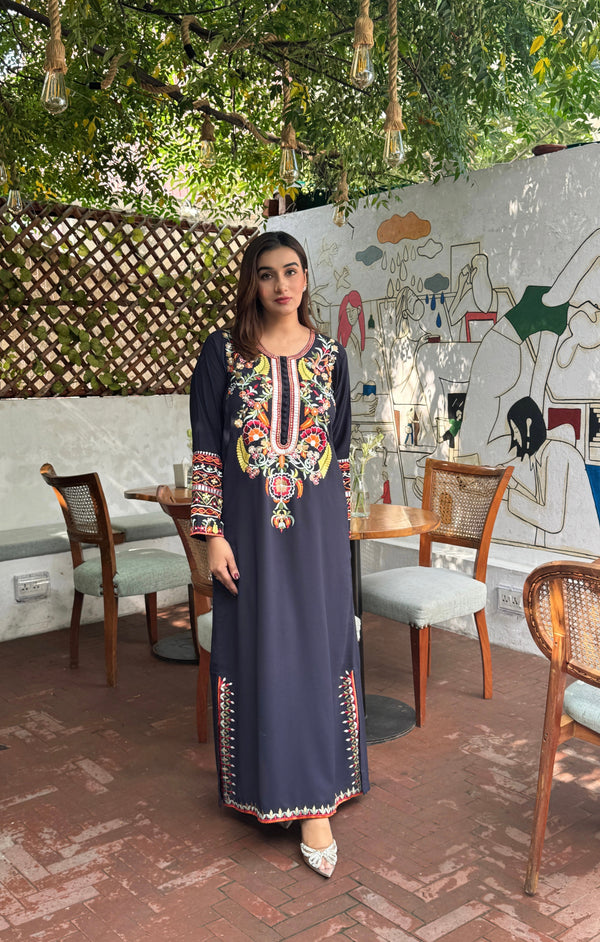 Multi Embroidery Two Pc