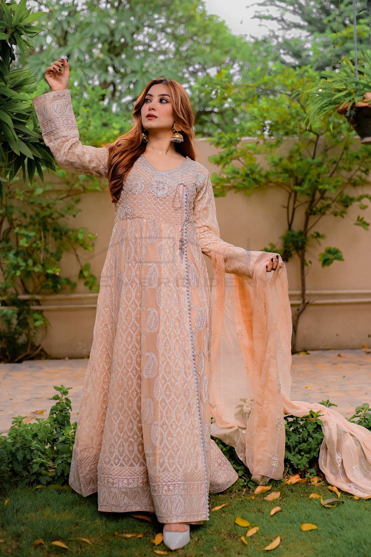 KURTI 118-ALPHA LAVISH - PEACH