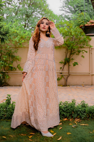 KURTI 118-ALPHA LAVISH - PEACH