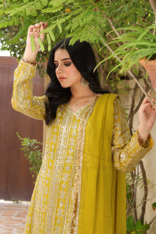 KURTI 122-DIVINE- Mustard